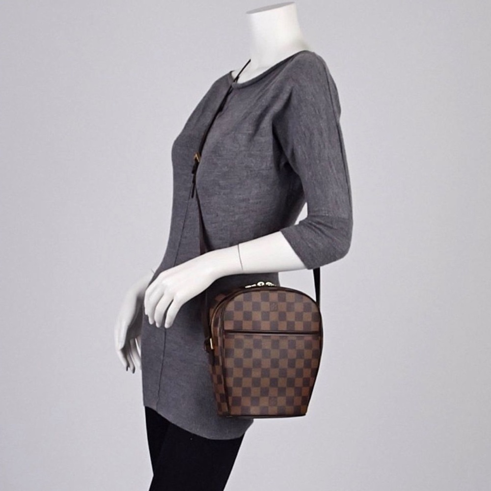 Louis Vuitton Ipanema PM Damier Ebene Crossbody Shoulder Bag Unisex - Picture 13 of 13